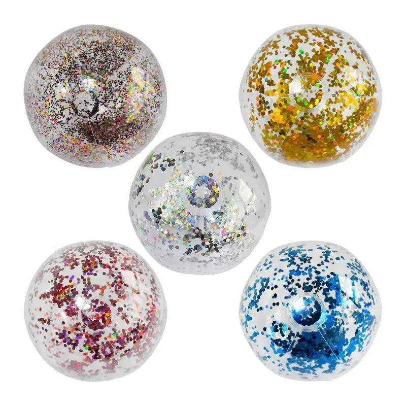 Dive into Summer with Our Spectacular Inflatable Glitter Beach Ball - Home Kartz