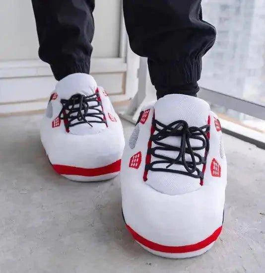 Elevate Your Comfort with J4 White Sneaker Slippers – Stylish & Comfy! - Home Kartz