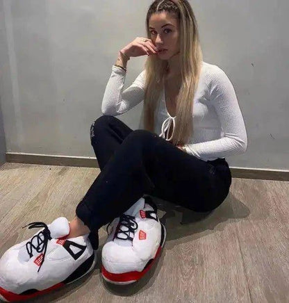 Elevate Your Comfort with J4 White Sneaker Slippers – Stylish & Comfy! - Home Kartz