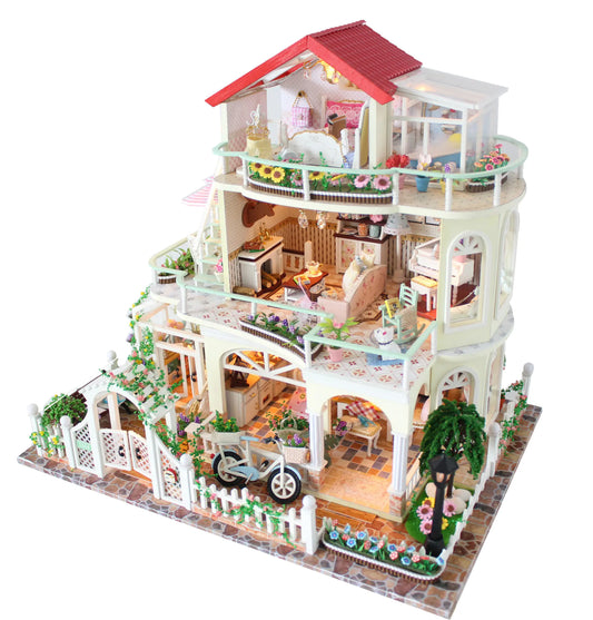 Build Your Own Dream Home - Spark Creativity & Patience with This DIY Wooden Kit!