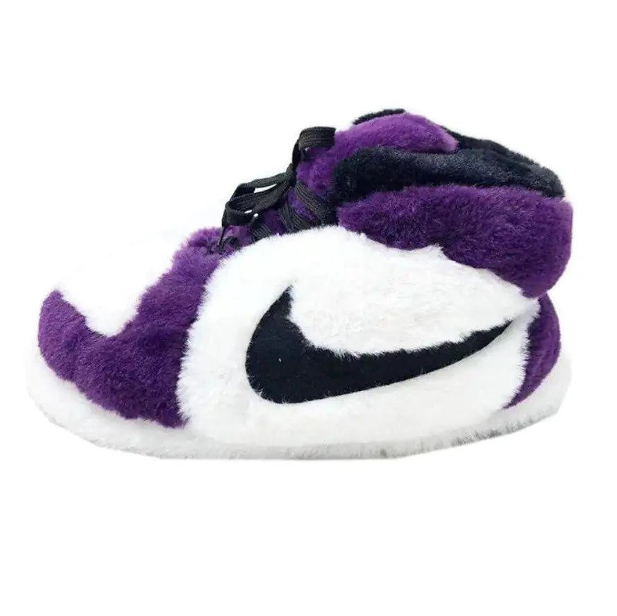 Step into Comfort & Style with Jordan-Inspired Novelty Sneaker Slippers 👟✨ - Home Kartz