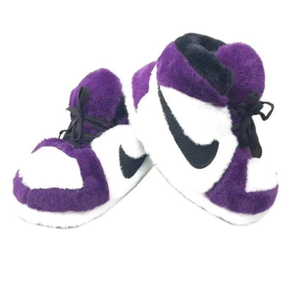 Step into Comfort & Style with Jordan-Inspired Novelty Sneaker Slippers 👟✨ - Home Kartz