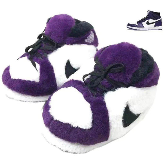 Step into Comfort & Style with Jordan-Inspired Novelty Sneaker Slippers 👟✨ - Home Kartz