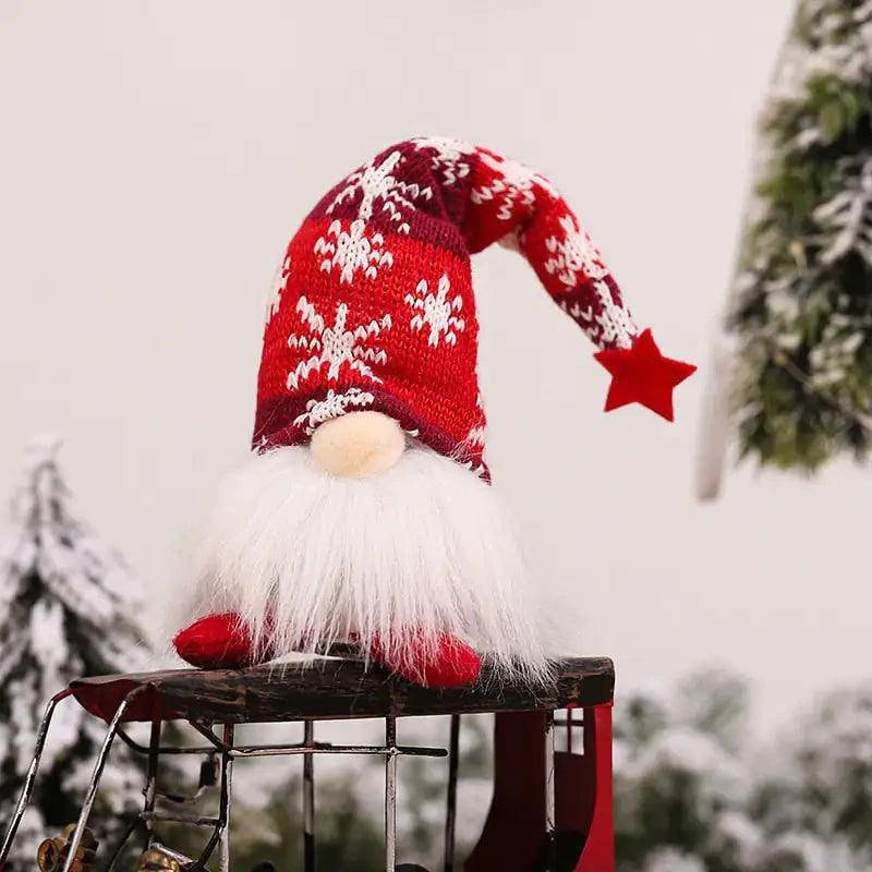 Spread Holiday Cheer with the Glowing Gnome Christmas Faceless Doll – Festive and Whimsical Decor! - Home Kartz