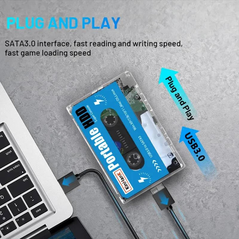 Game Hard Disk 500GB - Ultimate Mobile Gaming Storage Solution | Plug-and-Play External Mechanical Drive - Home Kartz
