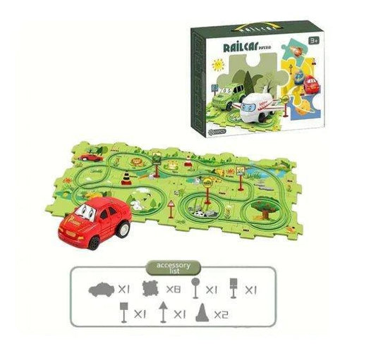 Spark Creativity and Learning with Our Kids Car Track Set - Home Kartz