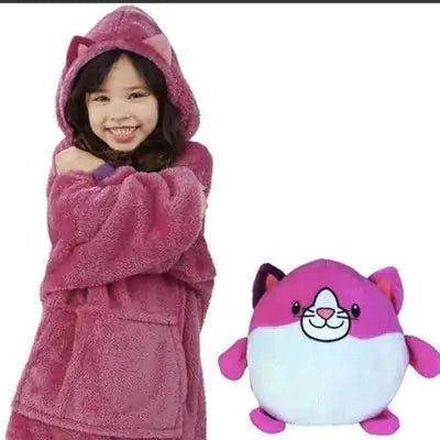 Kids Pets Blanket Hoodie - Cozy Comfort and Cuteness Combined - Home Kartz