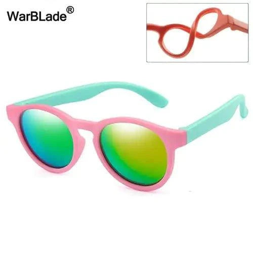 Kids Polarized Round Sunglasses: Stylish Eye Protection for Children - Home Kartz