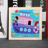 Educational Wooden 3D Puzzle Toy for Kids - Home Kartz