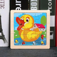 Educational Wooden 3D Puzzle Toy for Kids - Home Kartz