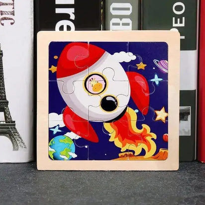 Educational Wooden 3D Puzzle Toy for Kids - Home Kartz