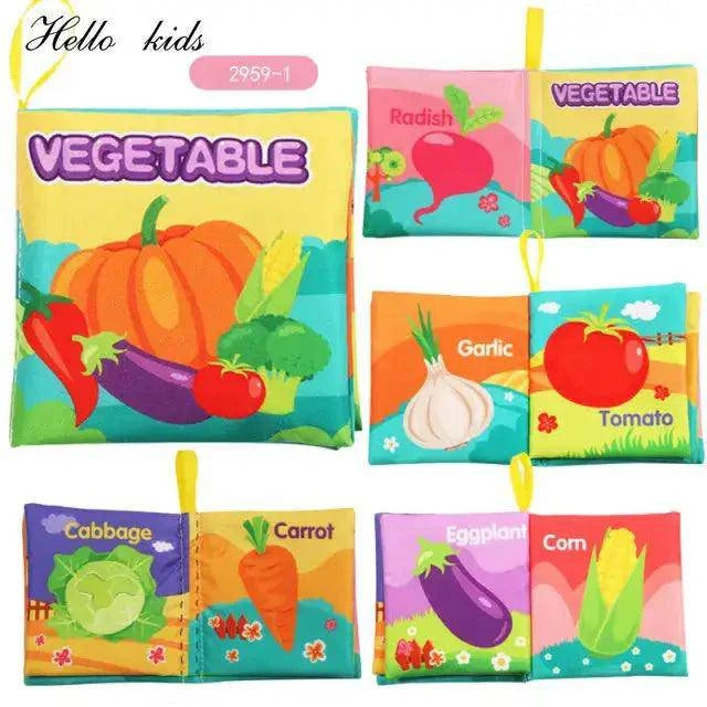 3D Soft Baby Books for Sensory Play | Interactive Cloth Books for Babies (0-3 Years) - Home Kartz