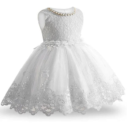Shimmering Elegance: Lace Sequins Evening Dress for Young Stars - Home Kartz