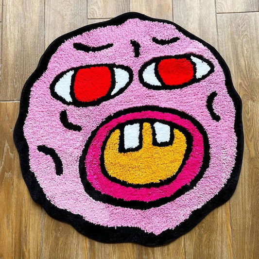🍒 Cherry Bomb Rug: Add Whimsical Charm to Any Space 🏡 - Home Kartz