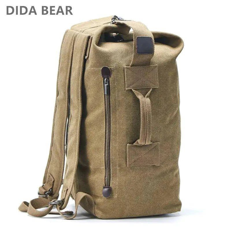 Large Capacity Man Travel Bag | Durable Canvas Backpack for Men - Home Kartz