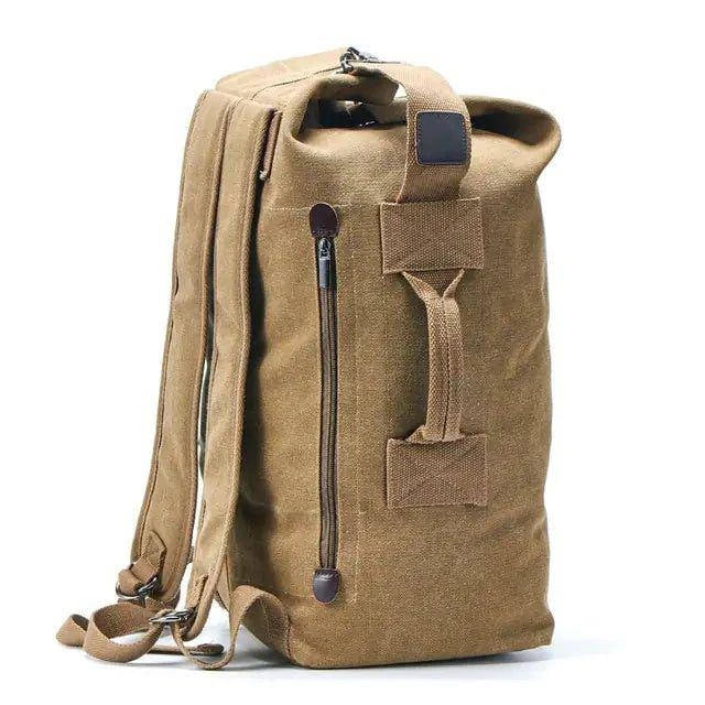 Large Capacity Man Travel Bag | Durable Canvas Backpack for Men - Home Kartz