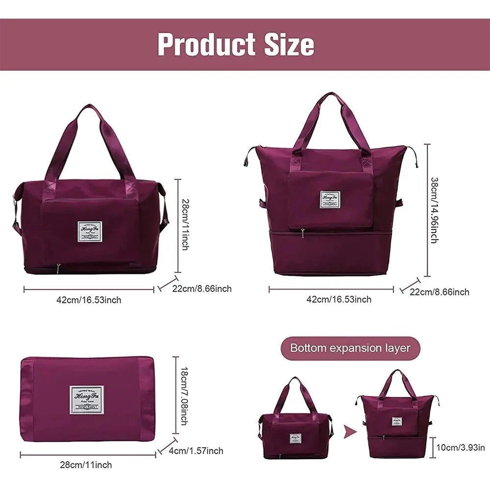 ✨ Unfold the Perfect Travel Companion: Folding Travel Bags for Women ✨ - Home Kartz