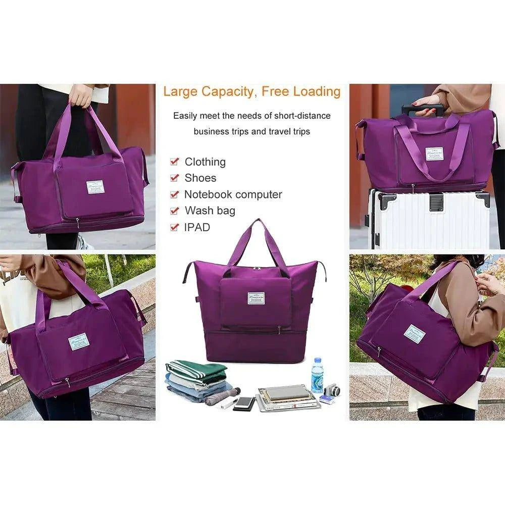 ✨ Unfold the Perfect Travel Companion: Folding Travel Bags for Women ✨ - Home Kartz