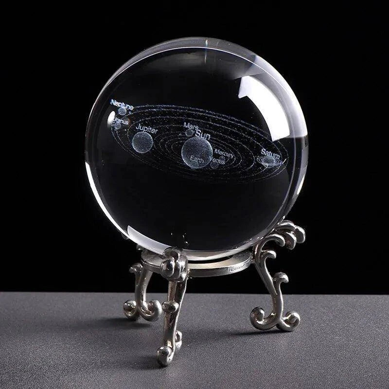 Laser Engraved Solar System Globe – Stunning Space Decor & Educational Tool for All Ages - Home Kartz