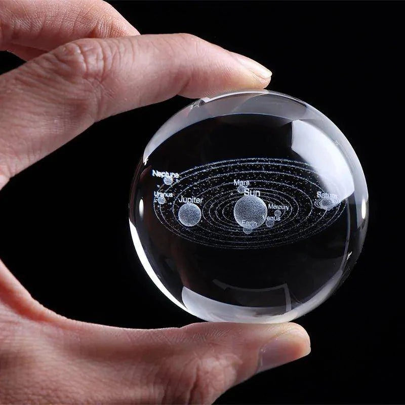 Laser Engraved Solar System Globe – Stunning Space Decor & Educational Tool for All Ages - Home Kartz