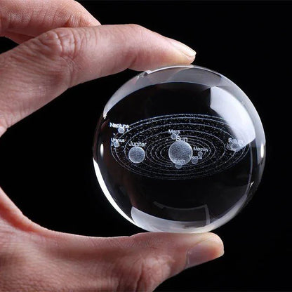 Laser Engraved Solar System Globe – Stunning Space Decor & Educational Tool for All Ages - Home Kartz