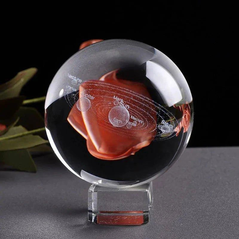 Laser Engraved Solar System Globe – Stunning Space Decor & Educational Tool for All Ages - Home Kartz