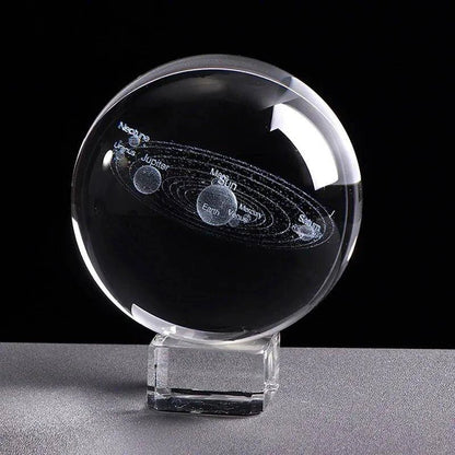 Laser Engraved Solar System Globe – Stunning Space Decor & Educational Tool for All Ages - Home Kartz