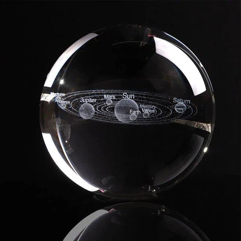 Laser Engraved Solar System Globe – Stunning Space Decor & Educational Tool for All Ages - Home Kartz