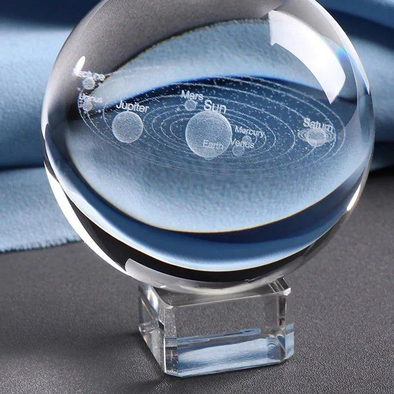 Laser Engraved Solar System Globe – Stunning Space Decor & Educational Tool for All Ages - Home Kartz