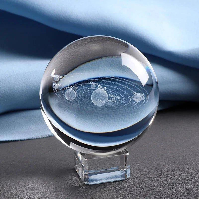 Laser Engraved Solar System Globe – Stunning Space Decor & Educational Tool for All Ages - Home Kartz