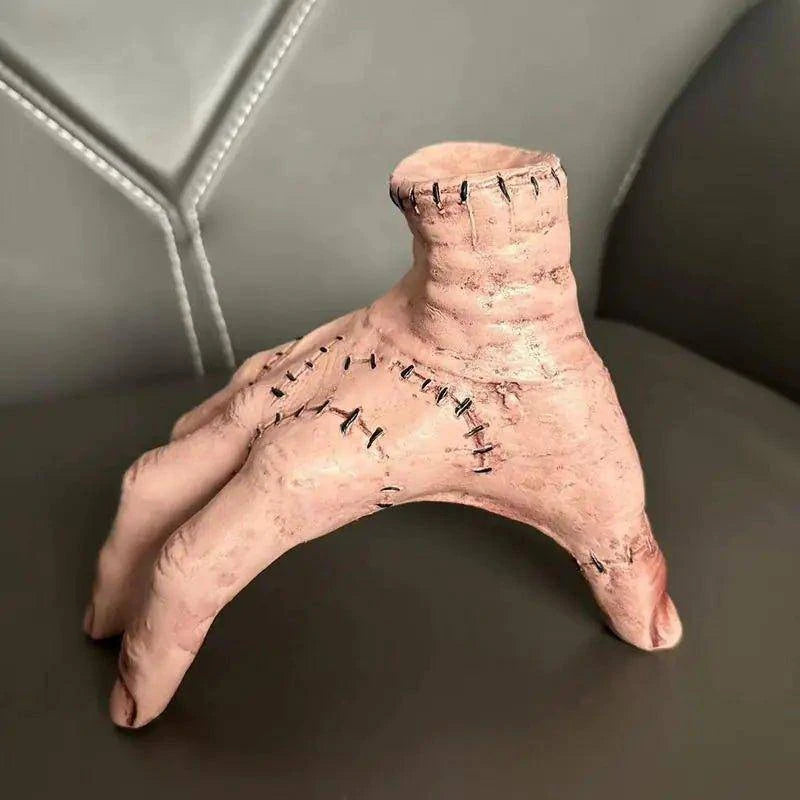 Wednesday Thing Hand Latex Figurine – Addams Family Halloween Decor - Home Kartz