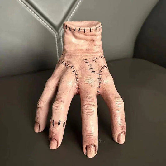 Wednesday Thing Hand Latex Figurine – Addams Family Halloween Decor - Home Kartz