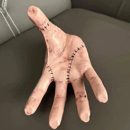 Wednesday Thing Hand Latex Figurine – Addams Family Halloween Decor - Home Kartz