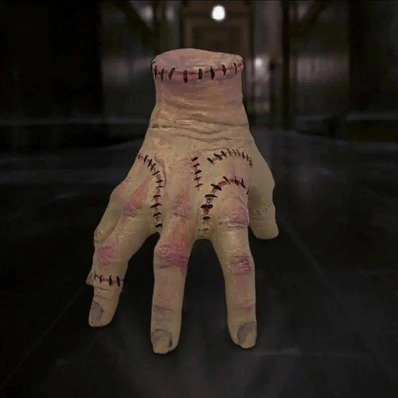 Wednesday Thing Hand Latex Figurine – Addams Family Halloween Decor - Home Kartz