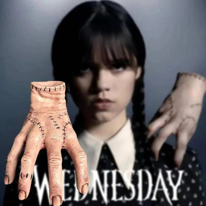 Wednesday Thing Hand Latex Figurine – Addams Family Halloween Decor - Home Kartz