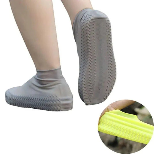 Reusable Latex Waterproof Rain Shoes Covers - Stay Dry in Rainy Weather - Home Kartz