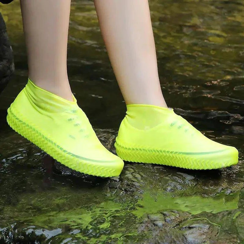 Reusable Latex Waterproof Rain Shoes Covers - Stay Dry in Rainy Weather - Home Kartz