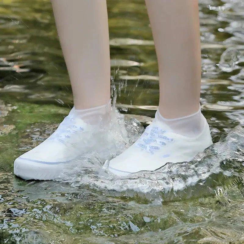 Reusable Latex Waterproof Rain Shoes Covers - Stay Dry in Rainy Weather - Home Kartz