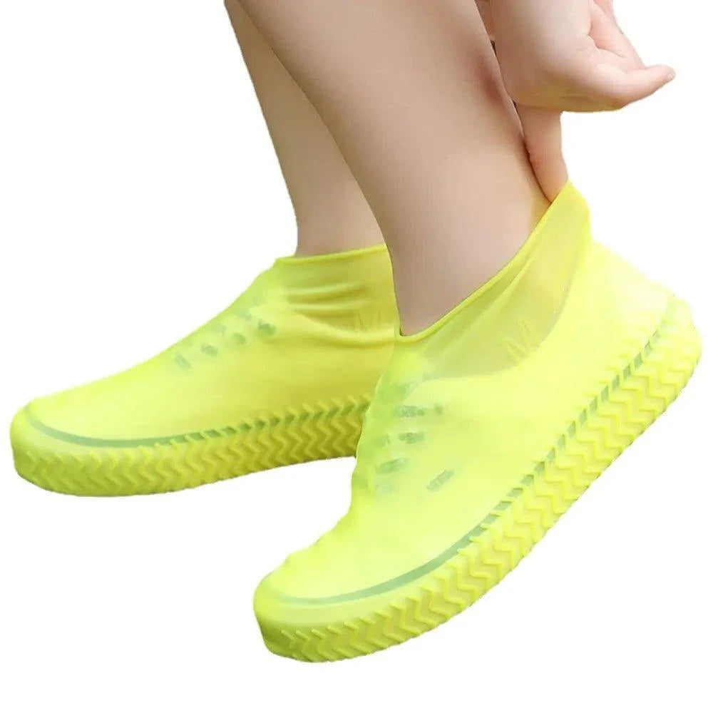 Reusable Latex Waterproof Rain Shoes Covers - Stay Dry in Rainy Weather - Home Kartz