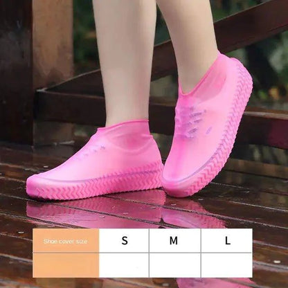 Reusable Latex Waterproof Rain Shoes Covers - Stay Dry in Rainy Weather - Home Kartz