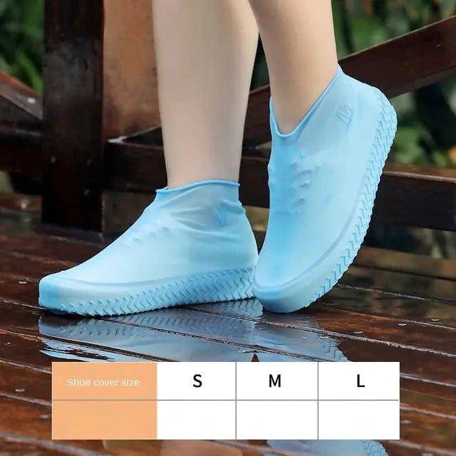 Reusable Latex Waterproof Rain Shoes Covers - Stay Dry in Rainy Weather - Home Kartz