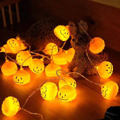 Spooky LED Halloween Light String – Battery-Powered, Weatherproof, 10,000-Hour Lifespan - Home Kartz