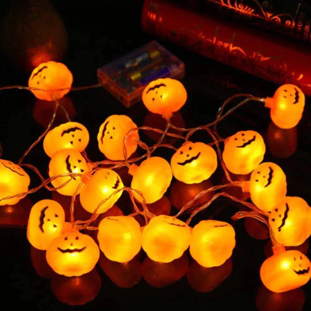 Spooky LED Halloween Light String – Battery-Powered, Weatherproof, 10,000-Hour Lifespan - Home Kartz