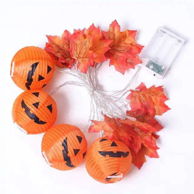 Spooky LED Halloween Light String – Battery-Powered, Weatherproof, 10,000-Hour Lifespan - Home Kartz