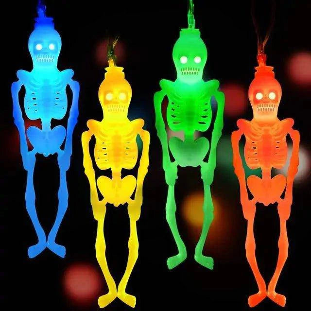 Spooky LED Halloween Light String – Battery-Powered, Weatherproof, 10,000-Hour Lifespan - Home Kartz