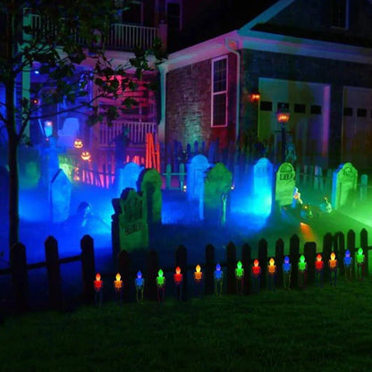 Spooky LED Halloween Light String – Battery-Powered, Weatherproof, 10,000-Hour Lifespan - Home Kartz