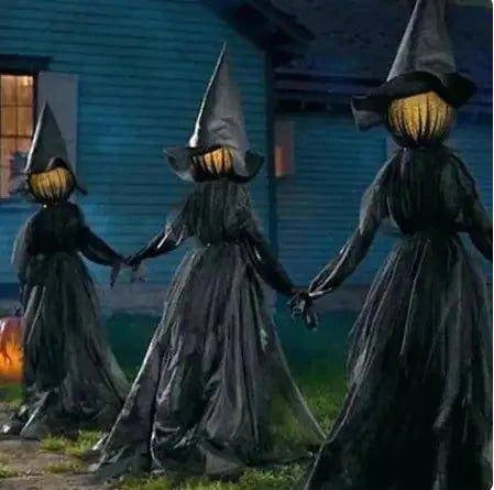 Lighted Halloween Witch Stake – Enchant Your Yard with a Mystical Glow - Home Kartz