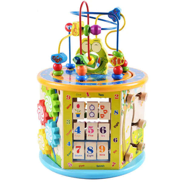 Explore, Count & Create : The Large Wooden Montessori Bead Box That Makes Learning an Adventure