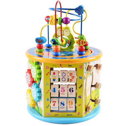 Explore, Count & Create : The Large Wooden Montessori Bead Box That Makes Learning an Adventure