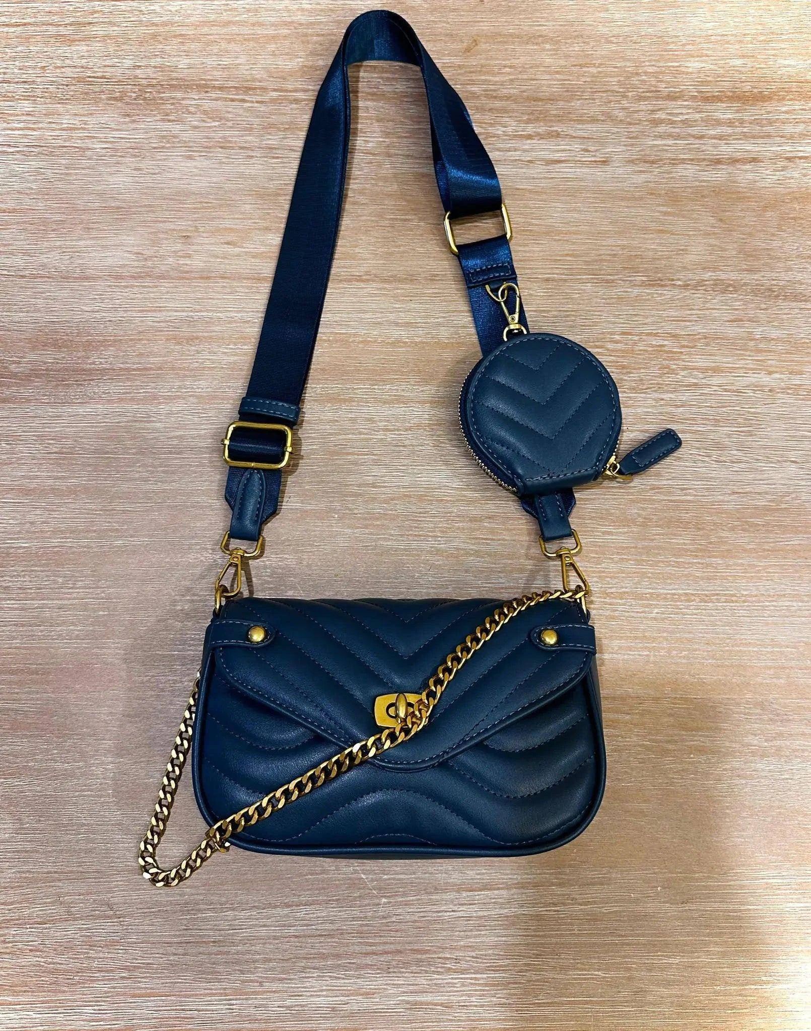 Trendy Quilted Crossbody Bag with Adjustable Straps – Versatile and Stylish - Home Kartz